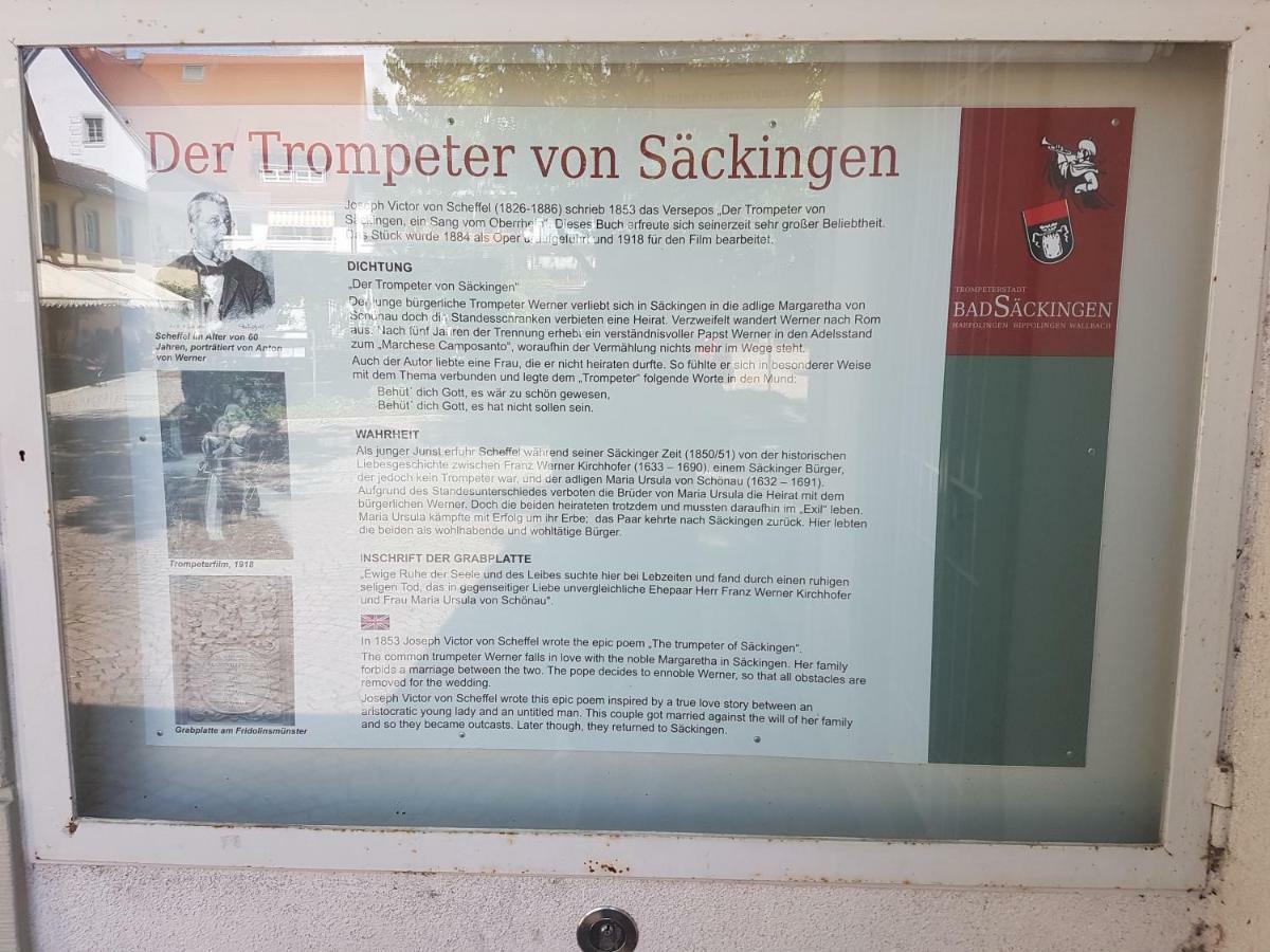 Storchennest Lejlighed Bad Säckingen Eksteriør billede